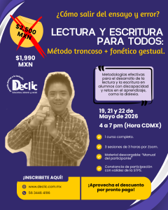 Curso Streaming / A distancia. Lectura para todos: Método Troncoso + Método Fonético Gestual